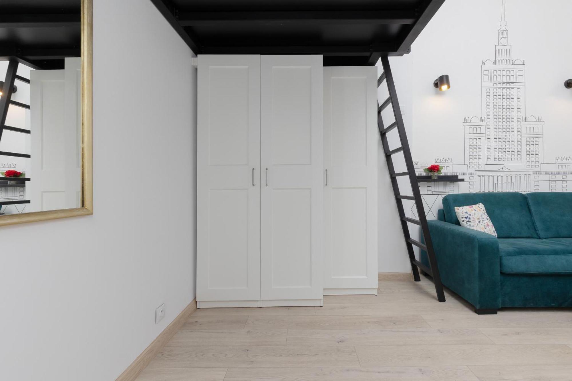 Aleja Wyzwolenia Studio with Mezzanine Warsaw Downtown by Noclegi Renters エクステリア 写真